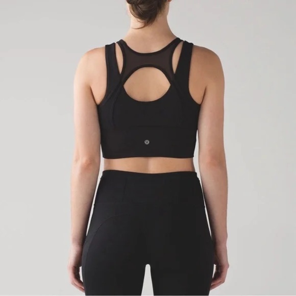 Black Lululemon Double Tap Bra